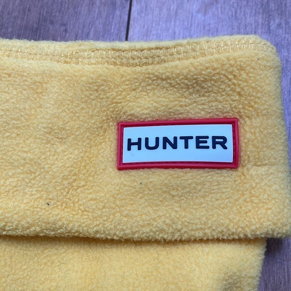Hunter boot sock insert Kids Recycled Fleece Boot Sock yellow L (US1-3) - Picture 3 of 4